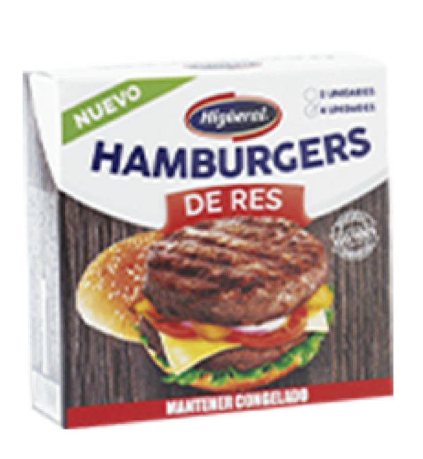 HAMBURGUESA SU CARNE DE RES